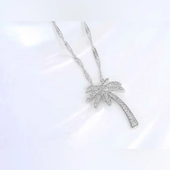 Palm Tree Paradise Necklace - Picture 3 of 4